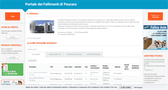 Desktop Screenshot of fallimentitribunaledipescara.net